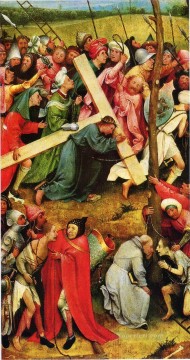 Hieronymus Bosch Painting - christ carrying the cross 1490 Hieronymus Bosch